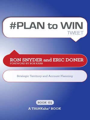 cover image of #PLAN to WIN tweet Book01